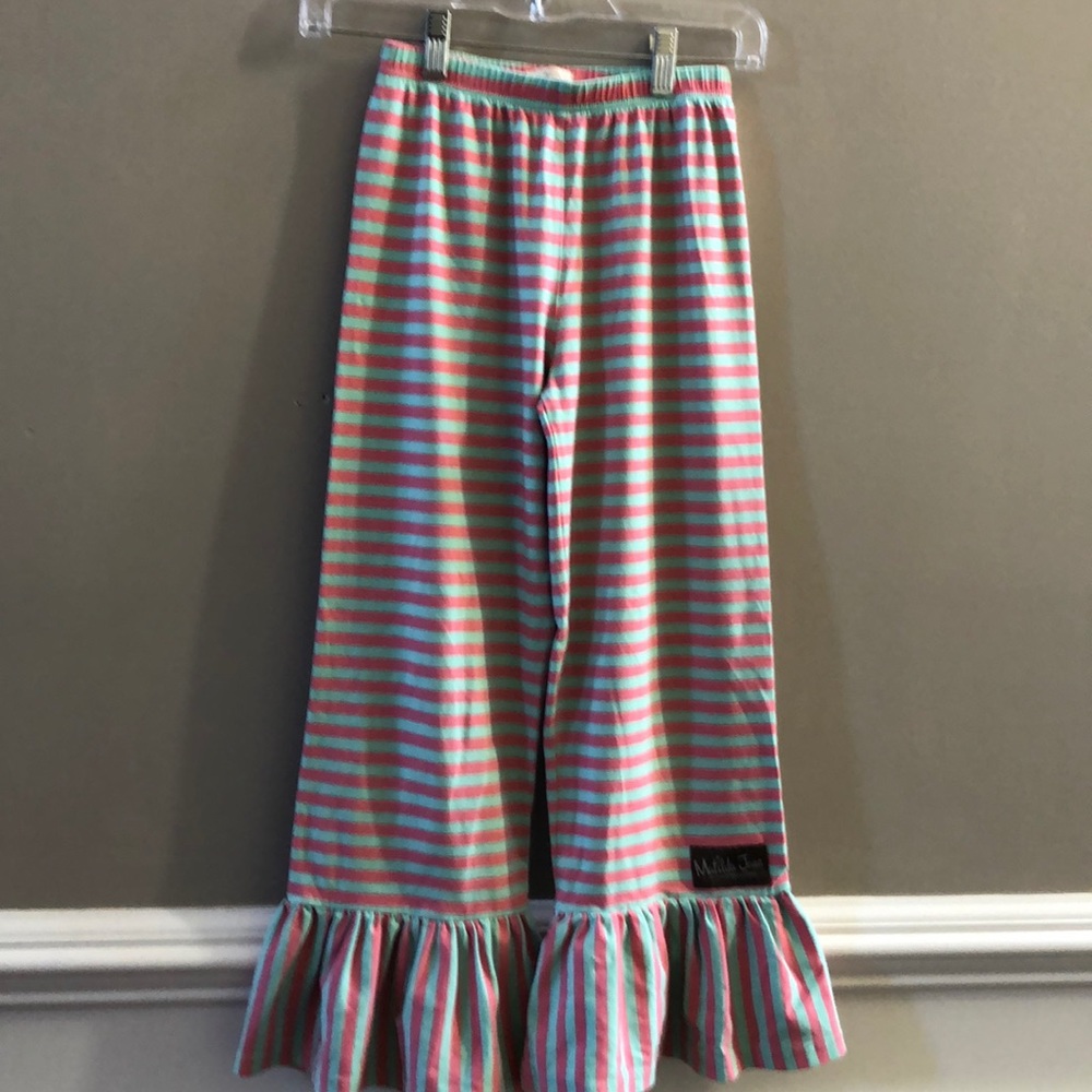 Matilda Jame ruffle pants. Size 10.
